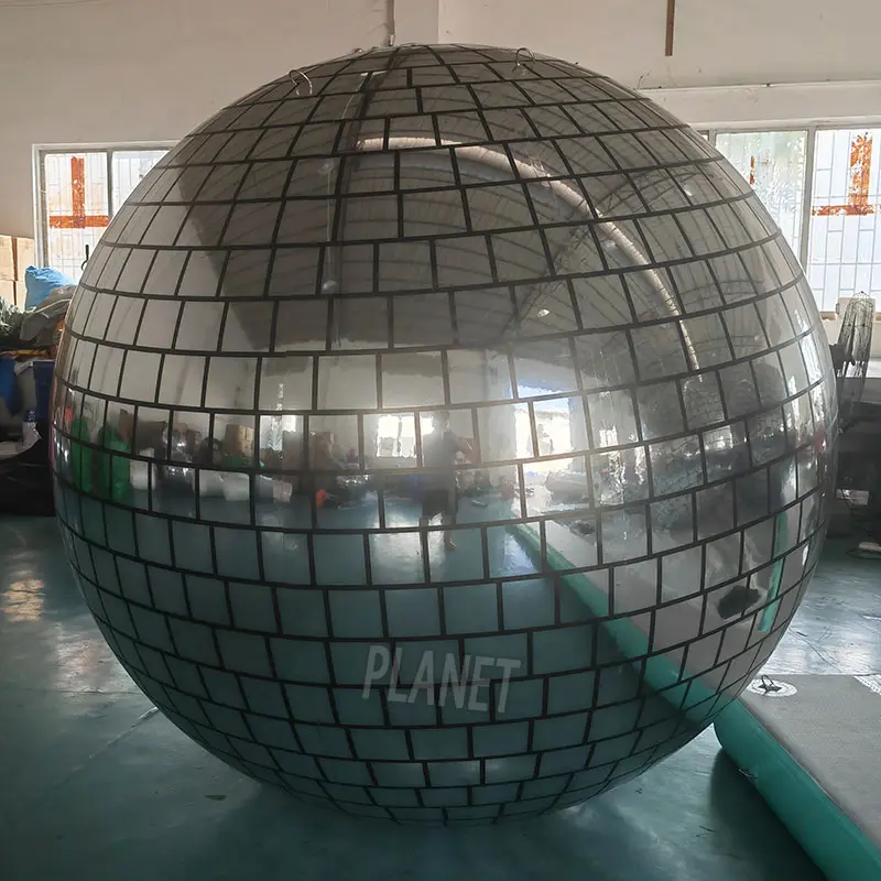 2023 Groothandel Kleurrijke Bruiloft Decoratie Spiegel Bol Opblaasbare Disco Ballen Pvc Spiegel Bal Te Koop