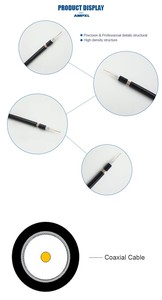 OEM RG58 Coaxial <strong>Cable</strong> 50 Ohm CC TV Video <strong>Cable</strong> with PVC Jacket, Custom Length - Product Image 2