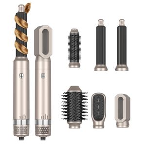 6 in 1 sıcak hava fön makinesi fırça çok fonksiyonlu saç şekillendirici düzleştirici bigudi tarak seyahat kullanımı için hızlı isıtma hacimlendirme - Product Image 1