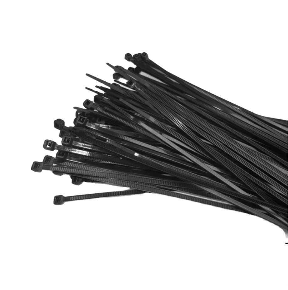 Пластиковый кабель LDDQ с застежкой-молнией, 8 нейлоновых кабельных стяжек, самоблокирующиеся Нейлоновые Стяжки 100, 450 мм, черно-белые