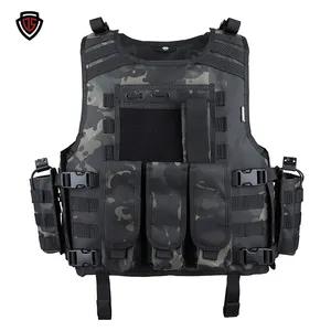 Double Safe Custom Fashion Weight Security Vest Tactical Hunting Molle Tactical Personal Protective Camouflage Vest For Men