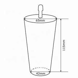 Entrega Rápida: Patas de Sofá de Plástico y Madera de 3.8 Pulgadas, Ajustables, para Muebles de Hotel, Cocina, Comedor, Hospital y Gabinetes - Product Image 4