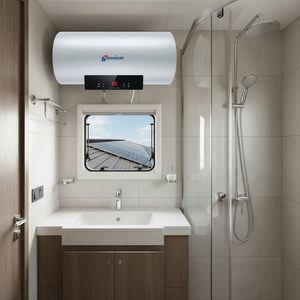 Système de chauffe-eau <span class=keywords><strong>solaire</strong></span> domestique intelligent 60L contrôlé par application, eau électrique pressurisée pour la maison, l'hôtel, le garage, la <span class=keywords><strong>douche</strong></span> - Product Image 3