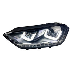 Ensemble de phares avant pour <span class=keywords><strong>Golf</strong></span> <span class=keywords><strong>Sportsvan</strong></span> 2016-2020, mise à niveau, phares LED 12V, lentille de projecteur - Product Image 1