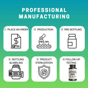 OEM layanan Label pribadi Wormwood, hitam Walnut & semanggi kapsul | 120 kapsul | Herbal kompleks | Non-gmo, Bebas Gluten - Product Image 6