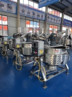 Industriële mengketel met mantel, SUS304 roestvrij staal, stoom/gas/elektrisch optioneel, voor de productielijn van fruitjam en tomatensaus