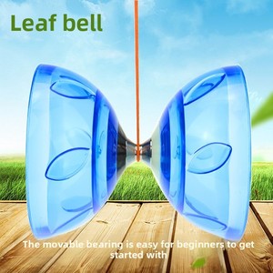 <span class=keywords><strong>Diabolo</strong></span> Campus à trois à cinq roulements, en caoutchouc souple, double tête, pour débutants, lumineux, <span class=keywords><strong>avec</strong></span> sonnette, fabriqué en Chine, emballage en sac en filet - Product Image 4
