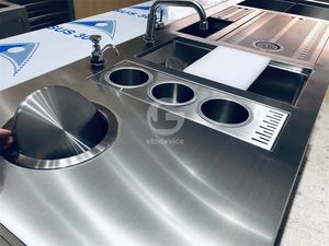 Estación de Coctelería de Acero Inoxidable Resistente - Product Image 5