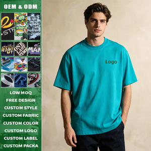 Camiseta Unisex Personalizable con Logotipo OEM, 425 g/m², 100% Algodón Tejido, Estilo Urbano Oversize Premium - Product Image 1