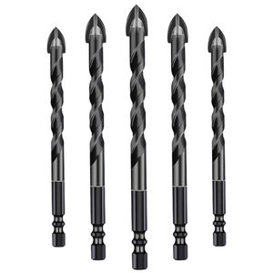 Fuxin Multipurpose Twist Drill Bits 5mm 6mm 8mm 10mm 12mm Hex Shank For Glass Concrete Cement Wall Drilling - Product Image 1