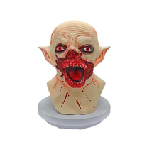 Masque intégral en latex de vampire effrayant, tête de monstre zombie répulsive, réutilisable, écologique, tendance, pour adultes, Halloween, Noël, anniversaire