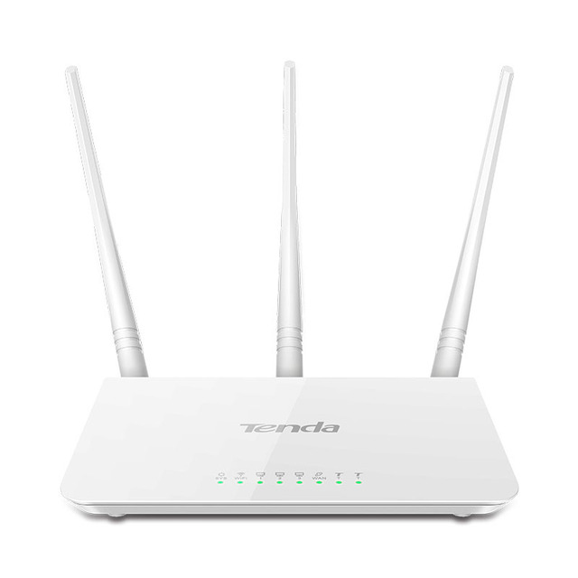 Tenda F3 2.4G Wireless English Router 300M Home WiFi Amplifier with 3 External Antennas