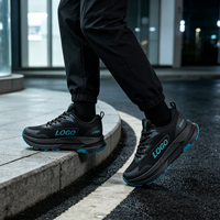 Chaussures de course légères et durables pour hommes, style plateforme, antidérapantes, pour la marche, fabrication OEM ODM