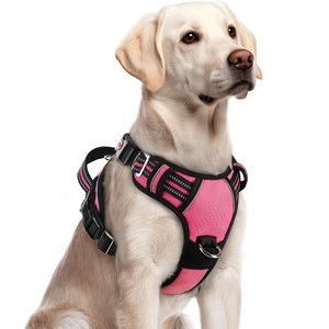 Arnés de Torso Acolchado y Reflectante para Mascotas, con Múltiples Hebillas Ajustables y Agarre Manual, Anti-Tirones, para Paseos al Aire Libre - Product Image 1