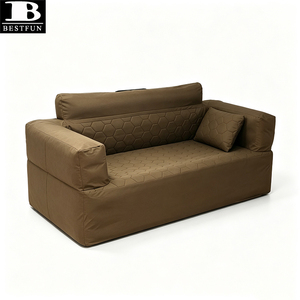 <span class=keywords><strong>Divano</strong></span> Gonfiabile Portatile a 2 Posti con Struttura a Nido d'Ape e Pompa Ricaricabile per Casa e Giardino - Product Image 6