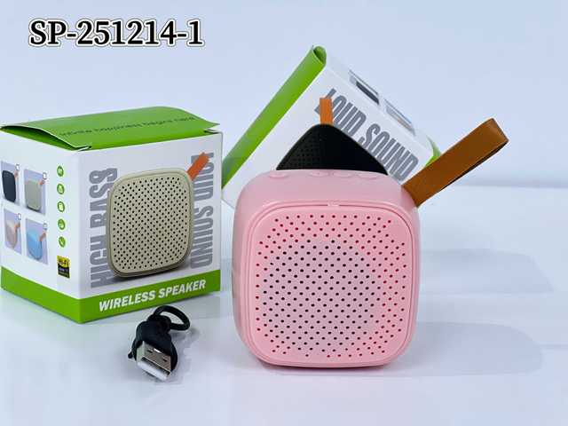 SP-251214-1 Portable Wireless Bluetooth Speaker with High Bass Loud Sound Mini Cube Speaker for Outdoor