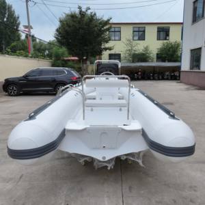 Zhenbo, Bote Semirrígido RIB <span class=keywords><strong>con</strong></span> Casco en V Profunda de Fibra de Vidrio de 4.8m, Certificado CE, <span class=keywords><strong>con</strong></span> Tubos de Hypalon, <span class=keywords><strong>Motor</strong></span> Fuera de Borda, Control Remoto, RIB480 - Product Image 3
