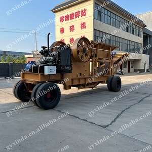Mesin Penghancur Batu Besar Mobile Jaw Crusher, Mesin Penghancur Marmer Mobile Jaw Crusher untuk Pertambangan Skala Besar - Product Image 2