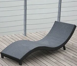 OEM tùy chỉnh giải trí bãi biển mây Sun Lounger Giường hiện đại đồ nội thất ngoài trời phòng chờ hồ bơi ghế tulum Bali đồ nội thất ngoài trời