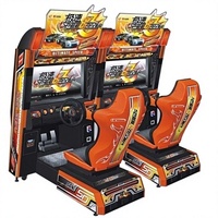 Machine de jeu d'arcade de course automobile pour enfants à monnayeur, simulateur de conduite pour centre de jeux d'amusement