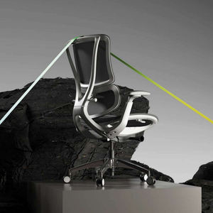 كرسي دوار عصري فاخر مع مسند رأس قابل للتعديل مريح وتصميم تنفيذي مريح - Product Image 1