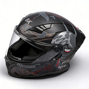 Helm Sepeda Motor SIGOTECH Unisex Full <span class=keywords><strong>Face</strong></span> dengan Modularitas ABS Ganda, Perlengkapan Keselamatan Baru untuk Moto Motocross Termasuk Visor Ganda - Product Image 4