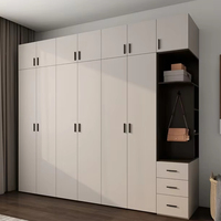 Armoire de rangement d'usine, placard individuel, meuble de chambre à coucher, armoire sur mesure à finition laquée haute brillance