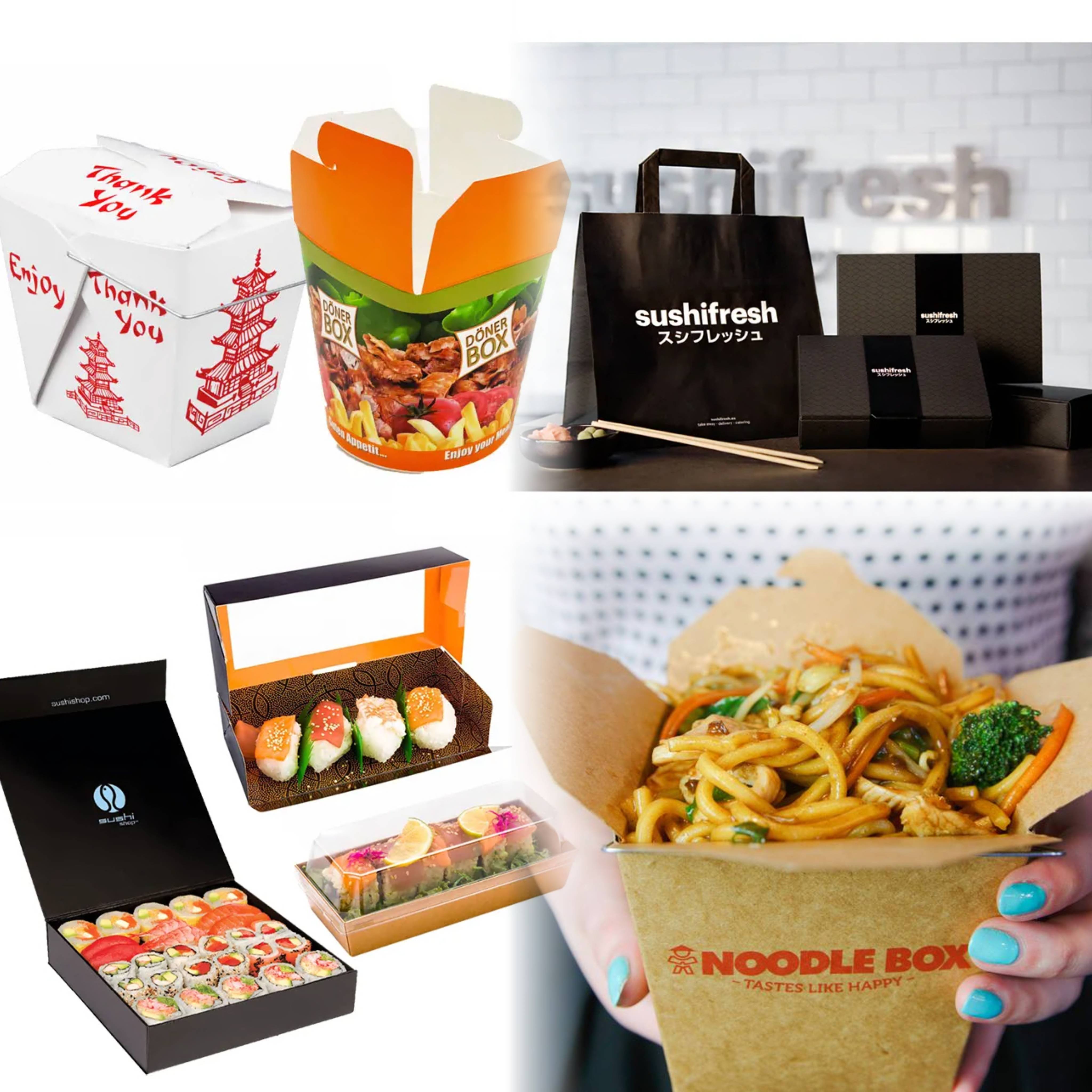 Maibaopack Sushi Boxes - Durable, Recyclable, Customizable