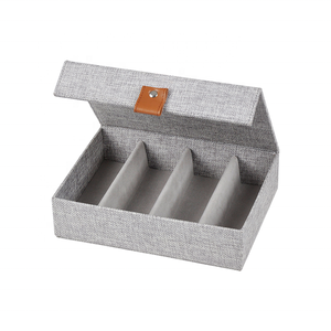 Caja de almacenamiento de tela para joyería, collar, anillo, pendiente, caja organizadora de joyería, organizador de almacenamiento de gafas de sol - Product Image 6