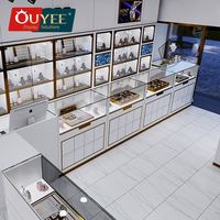 Usine de mobilier de magasinage de Guangzhou, mobilier de magasin de bijoux de style nouveau professionnel, conception de mobilier de magasin de bijoux de marque
