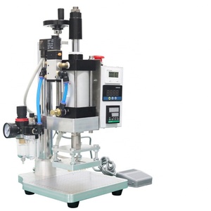 110V or 220V Hot Aluminum Foil Pneumatic Embossing Machine Suitable for Paper Card Machines <b>Leather</b> Pvc Pu and Wood - Product Image 2