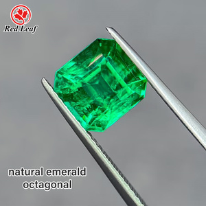 Redleaf produttore di migliore qualità smeraldo naturale sfusa gemma Asscher taglio ovale Zambia verde pietra smeraldo naturale - Product Image 1