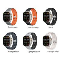 Original-Fabrik Magnetverschluss Sport-Silikonarmband für Apple Watch Band Serie 11 10 9 8 7 5 4 49mm 42mm
