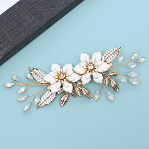 Neuer Chinesischer Vintage-Haarkamm aus Legierung mit Blumen, Braut-Kopfschmuck - Product Image 4