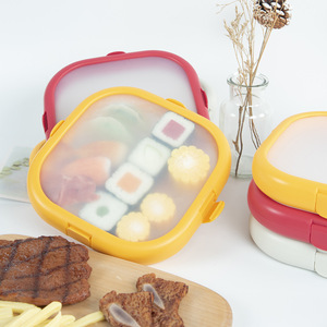 Caja de Almacenamiento de Silicona de Doble Cara, Apta para Alimentos, Caja para Refrigerador para Mantener Frescos Verduras, Frutas y Almuerzos - Product Image 1
