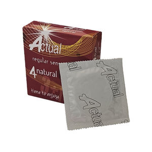 واقيات ذكرية فائقة النتوءات للرجال من اللاتكس الطبيعي، تصنيع واقيات ذكرية بشعار مخصص، عبوة مربعة من رقائق الألومنيوم - Product Image 4