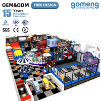 Parc de trampolines intérieur pour adultes et enfants, centre de jeux complet, équipement de terrain de jeu intérieur pour enfants, rénovation de zone industrielle