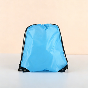 High Quality Customized Color Printed Polyester <b>Backpack</b> Waterproof Eco Friendly <b>Drawstring</b> Bag for Gym Sport Hiking - Product Image 3