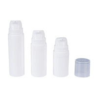 Flacon pompe cylindrique mini 5ml/10ml 15g avec bec verseur pour cosmétiques PP, emballage vide pour soins personnels et soins de la peau