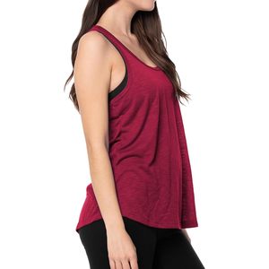 FOXA Women's <b>Racer</b> <b>Back</b> Tank <b>Tops</b> Burnout Slub Active Workout Multi Color Pack Breathable Knitted Spandex Polyester - Product Image 4