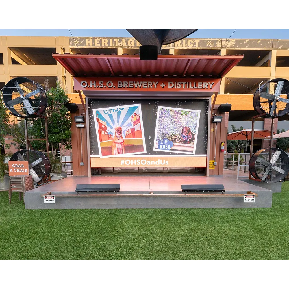 High Quality LED Visual Mobile P3.91 Video Wall Billboard Advertising Stage Background Outdoor Rental LED Screen