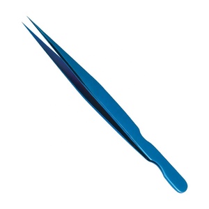 Nouvelles pinces à cils en acier inoxydable durables et outils pour faux cils, longueur 10 mm, modèle 2026 - Product Image 5