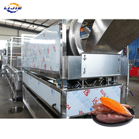 Nouvelle Ligne de Production Professionnelle en Acier Inoxydable pour le Lavage, la Découpe et le Séchage des Patates Douces, avec Contrôle PLC, Moteur, Pompe et Engrenage |   Doux