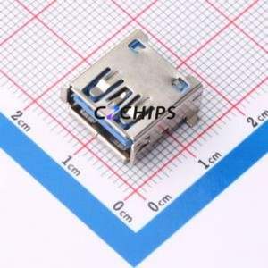 HC-USB3.0-L142-J USB Connector SMD Connector ( Connector Type: Type-A )( Protocol Standard: USB 3.0 )( Gender: Female ) - Product Image 1