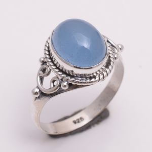 Anillos de Plata de Ley 925 Hechos a Mano, Joyería Fina con Piedra de Lapislázuli Natural, Estilo Clásico para Compromiso, Boda, Fiesta, Alta Calidad - Product Image 5