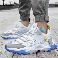 Chaussures de course décontractées tendance pour hommes 2025, confortables, respirantes, en maille, légères, augmentant la taille, printemps été, grandes tailles