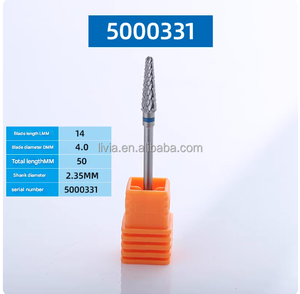 Bor Gerinda karbida Tungsten multifungsi, Kit bor karbida Multi bentuk, edisi Lab gigi untuk memoles & memahat Lab gigi - Product Image 6