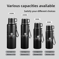 Bouteille Isotherme Grande Capacité 800ML en Acier Inoxydable 316 pour Camping et Sport, Isolation Sous Vide 12-24 Heures, Vente Chaude Usine OEM