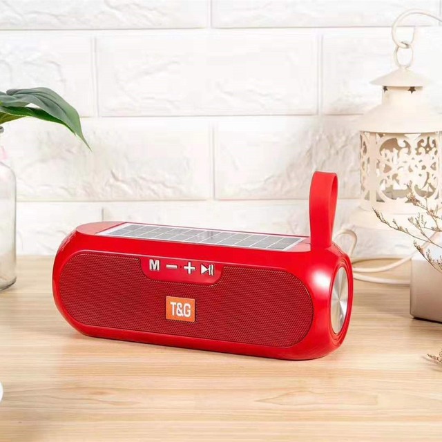TG182 Outdoor Solar-Powered Portable TF Card Audio Subwoofer with Built-in Battery for 5.0 Waterproof 10W Output