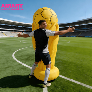 Fiesta de Fútbol Inflable: Balón de Fútbol y Liga de Campeones |   Copa de Fútbol para Decoración de Eventos Deportivos - Product Image 3